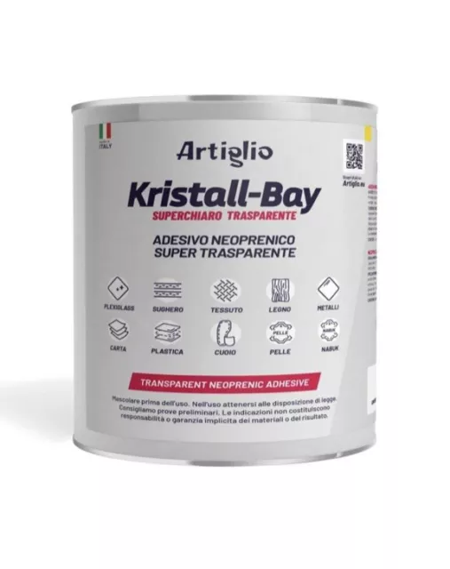 Colla artiglio Kristall-bay superchiaro trasparente  ml 1000 Wilbra