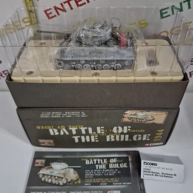 Maquette Corgi Char Sherman M4A3E8 Avec Lance-flammes - USMC Série Forgotten - Échelle 1/50