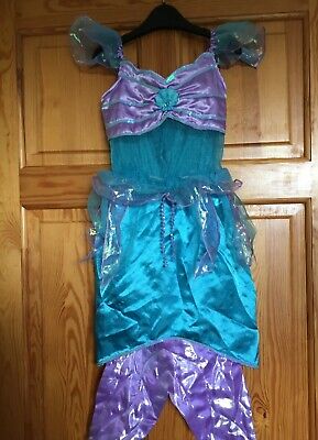 Disney Princess Ariel Costume - Age 5-6 Years Little Mermaid Fancy Dress Costume