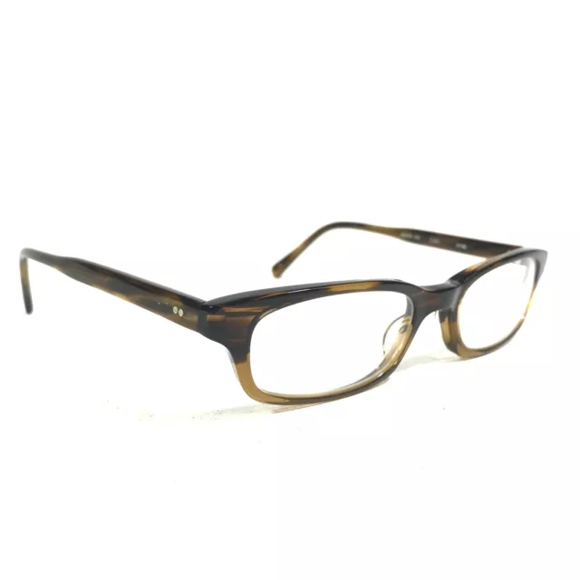 Oliver Peoples Zuko 8108 Brille Rahmen Brown Horn Felge Rechteckig 50-19-143 2