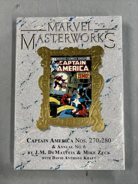 MARVEL MASTERWORKS #359 CAPITÁN AMÉRICA Vol #16 DM Variante HC (2024) Envío Global