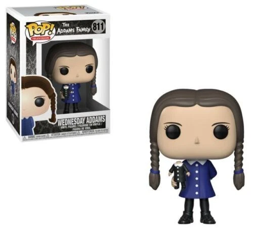 Funko Pop Wednesday 811# Wednesday Addams Vinyl Action Figure With Protector