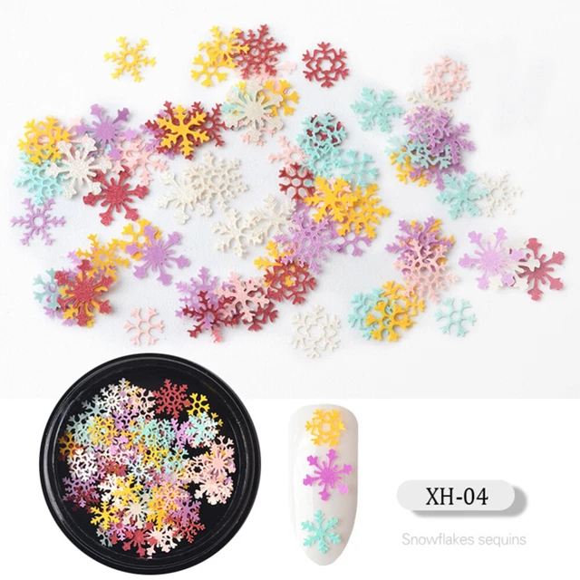 ultra-thin sequins 6 Stücke Weihnachten Schneeflocke Scheiben Klassische ultradü