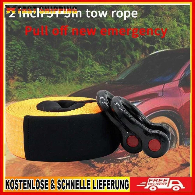Cinghia di traino capacità 5 tonnellate auto cavo di traino cinghia di traino accessorio di traino per auto