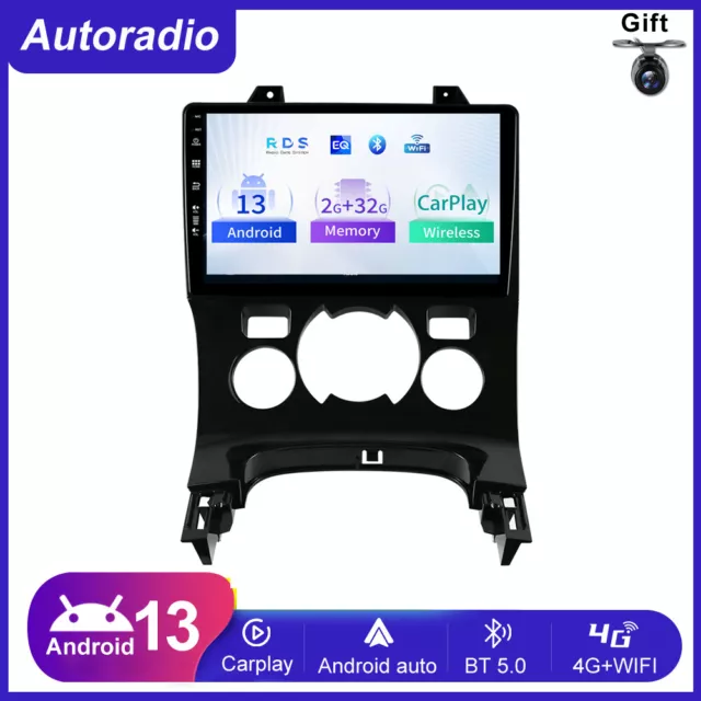 Autoradio Pour Peugeot 3008/5008 2009-2016 Android 13 GPS NAVI DAB+USB 4G SWC BT