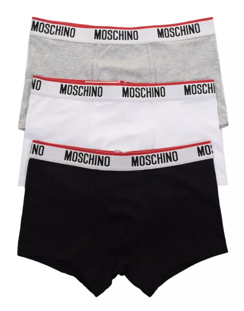 MOSCHINO UNDERWEAR SHOULDER Taped T Shirt White £60.00 - PicClick UK