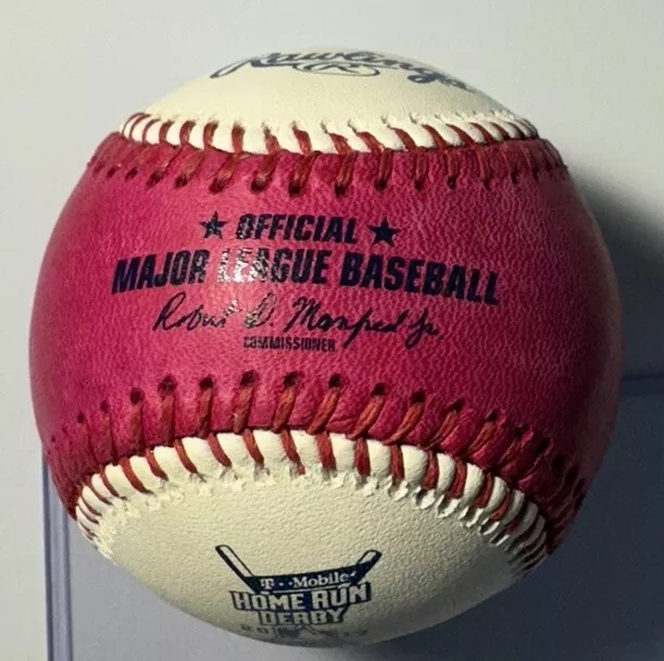 2017 Rawlings Official Major League HOME RUN DERBY BASEBALL Pink Moneyball