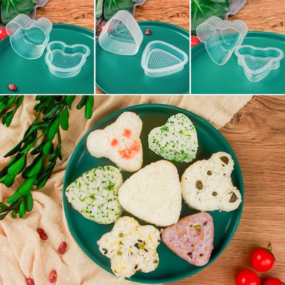 Scatola Pranzo Decorazione strumenti di cottura Sushi Rice Mold Sushi Stampo Sandwich Maker 