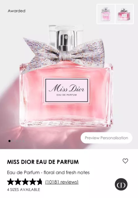 MISS DIOR WOMEN S Eau de Parfum 100ml New Sealed 89.00