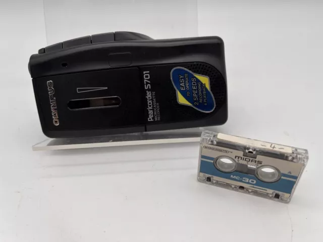 Olympus Pearlcorder S701 Diktiergerät Microcassette Recorder