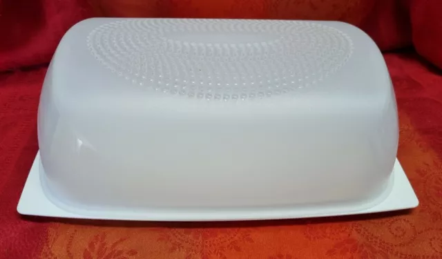 Vintage Tupperware Large Cheese Keeper Storer White