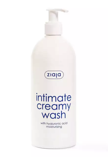 Ziaja Intimate Creamy Wash With Hyaluronic Acid – Dispenser 500Ml OFFICIAL UK