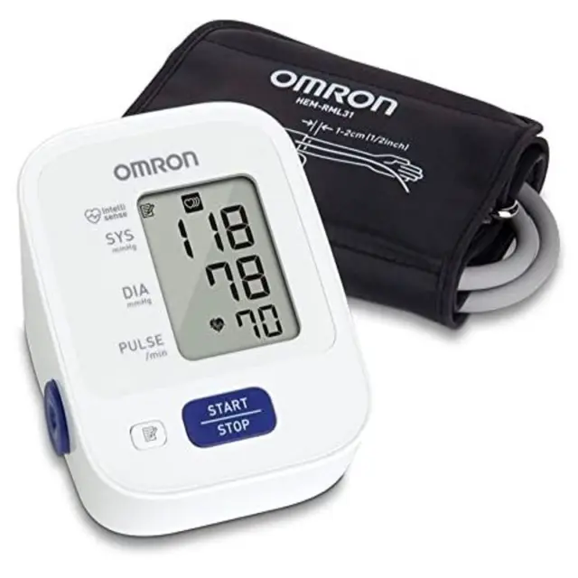 Monitor de presión arterial OMRON bronce, parte superior del brazo 1 unidad (paquete de 1),