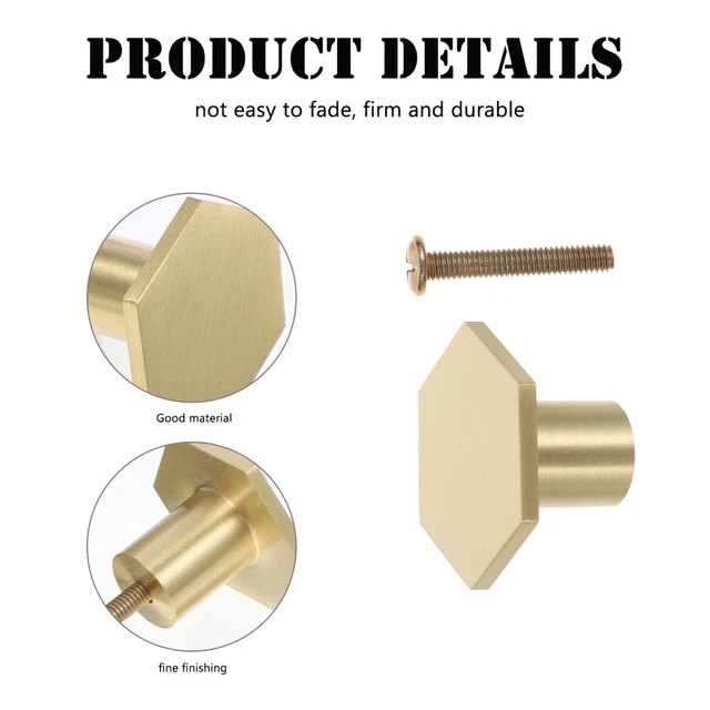 5 Pcs Cabinet Pulls Drawer Handle Dresser Pulls Cabinet Knobs Cupboard 2