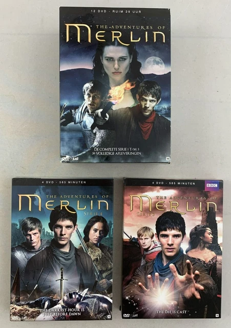 MERLIN DIE NEUEN Abenteuer DVD Komplette Serie 1 bis 5 Season Staffel
