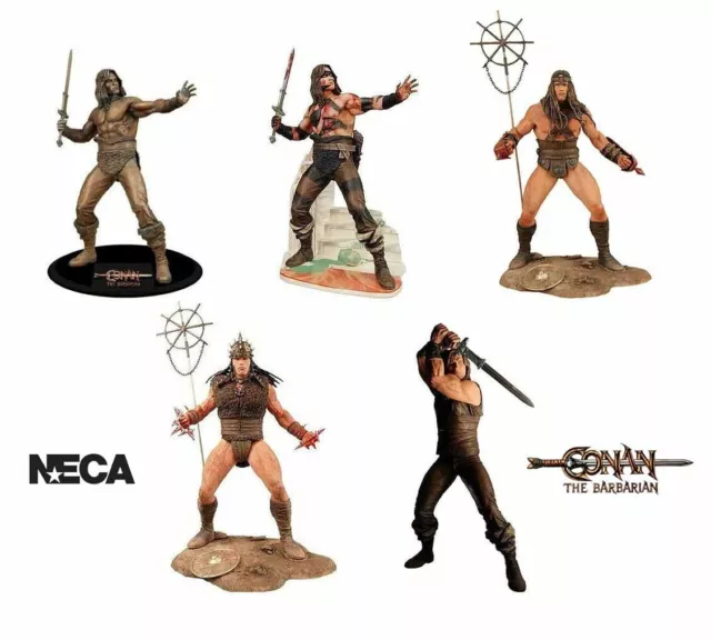 Lot Figurines Conan Le Barbare Conan the barbarian figure 18cm Statue Neca neuf