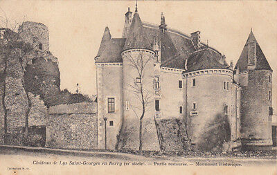 SAINT-GEORGES-EN-BERRY château de Lys partie restaurée 