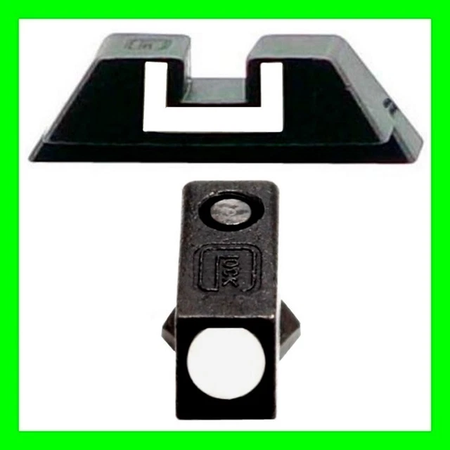 Glock SP04197 OEM Steel Fixed 6.5mm Rear Sight - Fits Glock 17, 19, 22, 26, 34, 35, 37, 39 & More