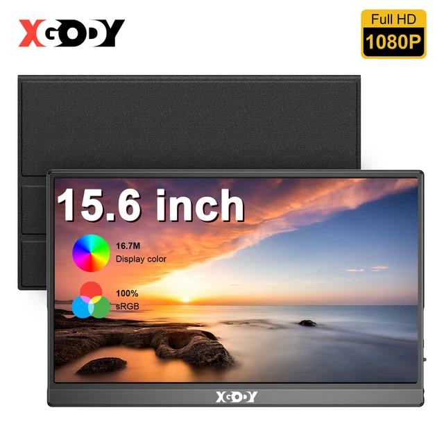 15.6 Zoll Portable Monitor 60Hz Tragbarer Monitore FHD 1920*1080 IPS für Mobile