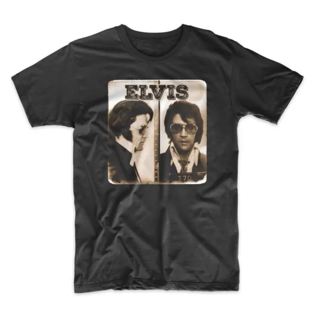Elvis T-Shirt On Black or White Premium Soft Cotton Tee. Elvis Presley, Comfy!