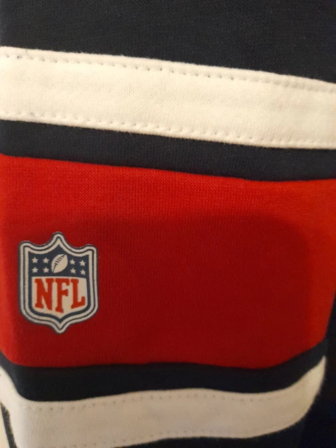 Official NFL New England Patriots Team Apparel Navy Hoodie Jumper NFL BNWT Large 3
