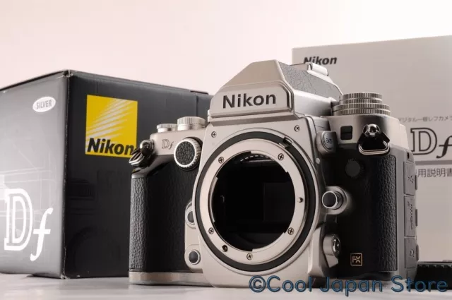 [42705 shots EXC3 in Box] Nikon Df Silver 16.2 PM DSLR Camera Body JAPAN C442