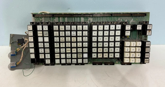 BOEING 747 FLIGHT Management System (FMS) Control Display Unit (CDU ...