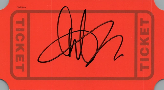 Aaron Eckhart Actor Hand Signed Autograph 3x5.75 Index Card