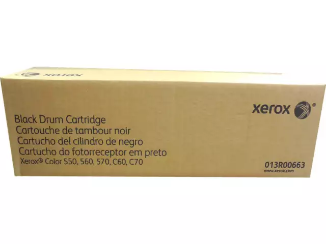 Xerox schwarze Trommelpatrone (190.000 Seiten) 013R00663 für Farbe 560/560/570/C60/C