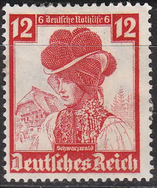 Stamp Germany Mi 593 Sc B74 1935 War Fascism German Black Forest Anna Zwick MH