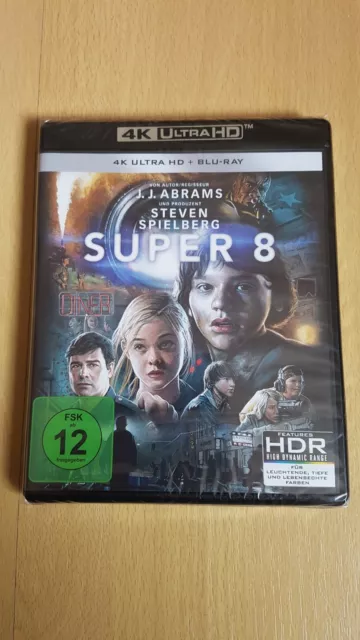 Super 8      4 K Ultra HD + Blu  Ray  NEU + OVP  !!   Steven Spielberg