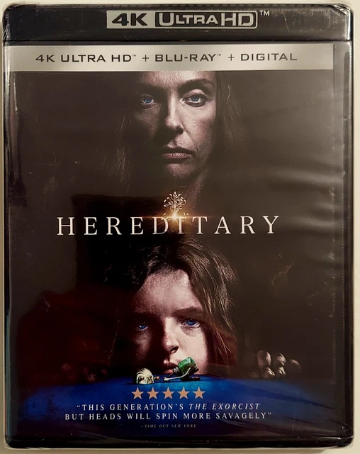HEREDITARY 4K ULTRA HD + BLURAY + DIGITAL with SPECIAL FEATURES BRAND