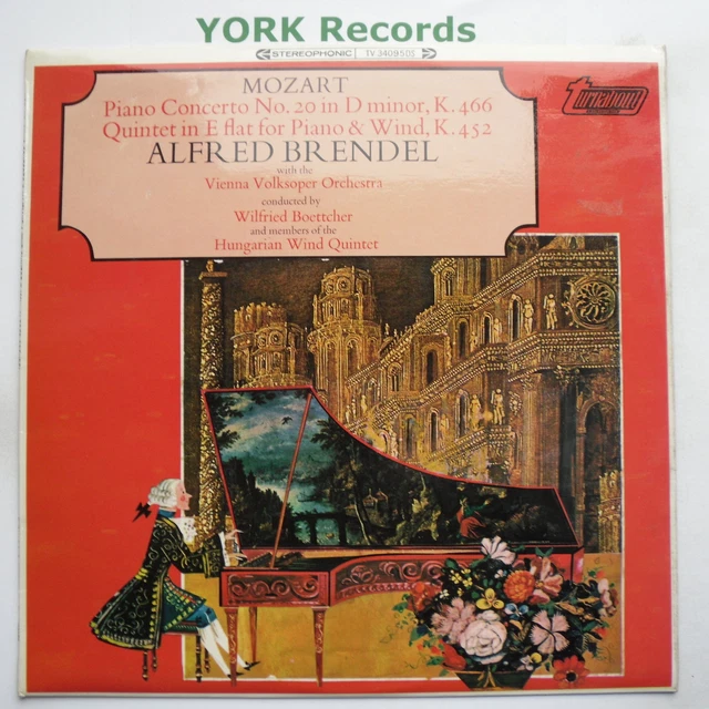 TV 34095DS - MOZART - Piano Concerto No 20 / Quintet in E flat - Ex LP Record