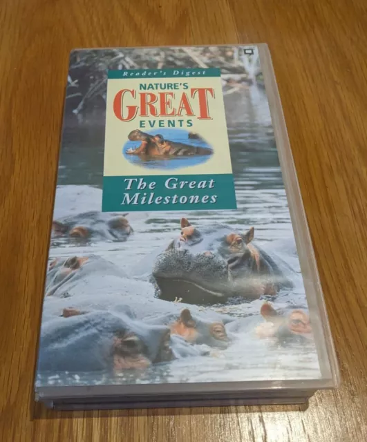 BBC Nature's Great Events - The Great Milestones - VHS Tape