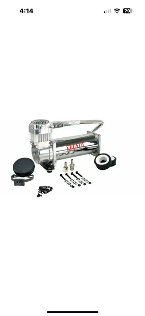 444C Viair Air Compressors 200 PSI 16444 bags bagged ride drop Chrome Train Horn