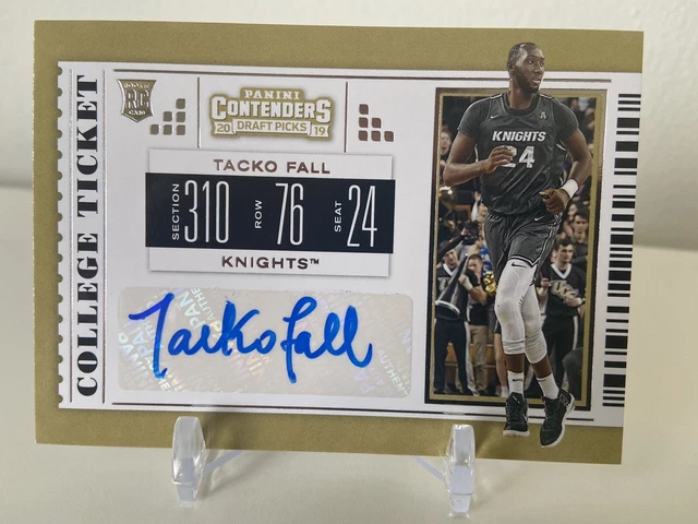 Tacko Fall 2019 Panini Contenders Draft Picks College Ticket Rookie Auto 🔥📈