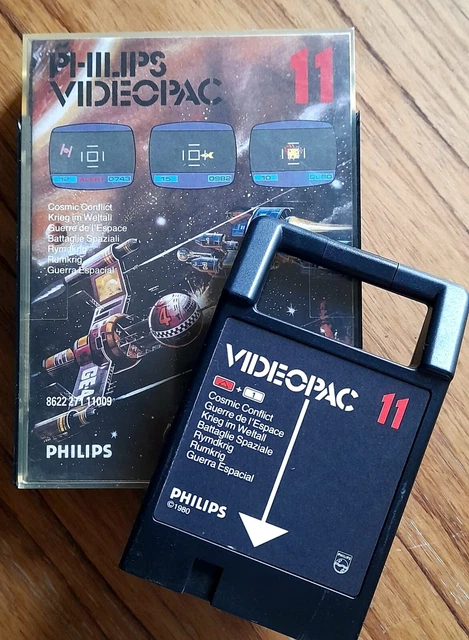 Ordinateur Console jeux vintage VIDEOPAC Philips C52 + 8 jeux - 80's - Consoles