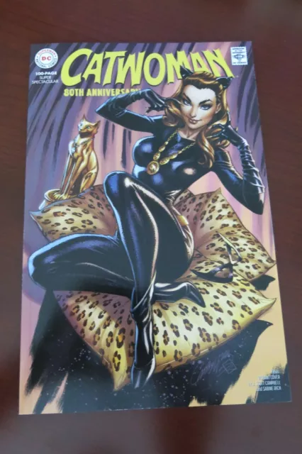 Catwoman 80Th Anniversary Variant J. Scott Campbell 1960S Cover C 100 Page