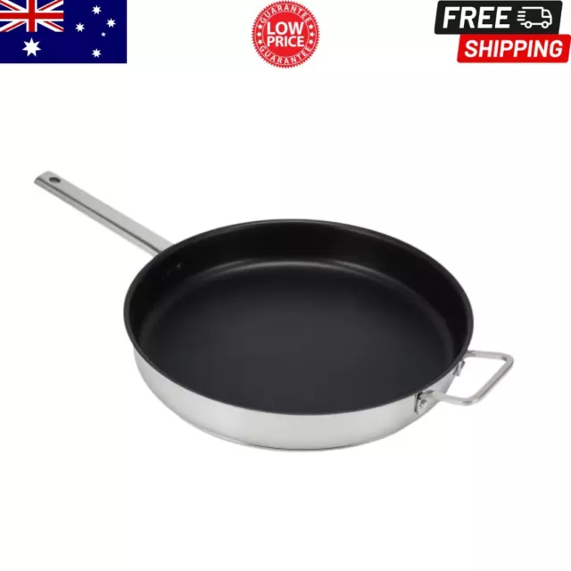 Stainless Steel Non-Stick 32cm Frypan Cookware Gas Electric Induction Pan AU New
