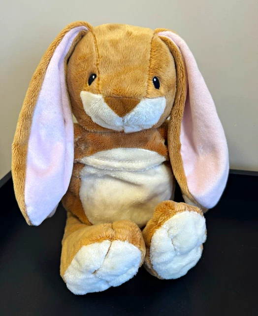 JOHN LEWIS MICROWAVABLE Plush Bunny Rabbit Soft Toy Small Brown & White ...