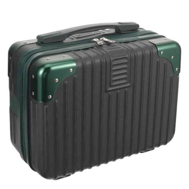 Makeup Travel Case Handheld Organizer Bag 14-inch Suitcase (Black)