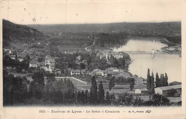 CPA environ de Lyon la Saône à Couzon (129956)