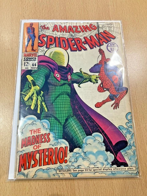 Amazing Spiderman 66 – Silver Age Marvel Comics – Mysterio – FN/FN-