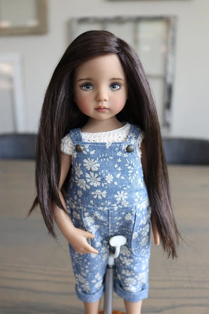 Dark Brown Wig size 7-8" ~Listing C~fits Little Darling~NO DOLL~Free ship Dark Brown Wig size 7-8" ~Listing C~fits Little Darling~NO DOLL~Free ship