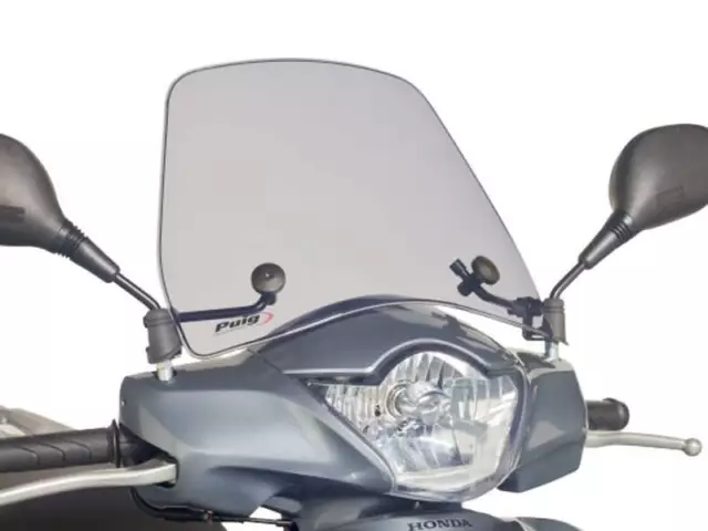 Windschild Puig Trafic smoke für Honda SH 125i, SH 150i (13-17)