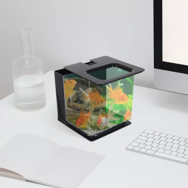 Water Changing Free Fish Tank Small Self-Cleaning Fish Tank Desktop Fish Tank 3