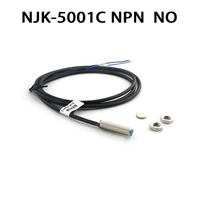 Sensore effetto Hall interruttore di prossimità tipo blocco 10 mm 3 fili tipo 6-36 V DC
