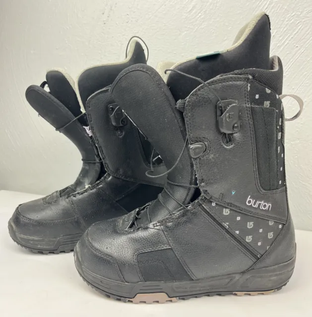 Burton Mint Women's Size 7.5 Snowboarding Snowboard Boots Black Pink Speed Lace