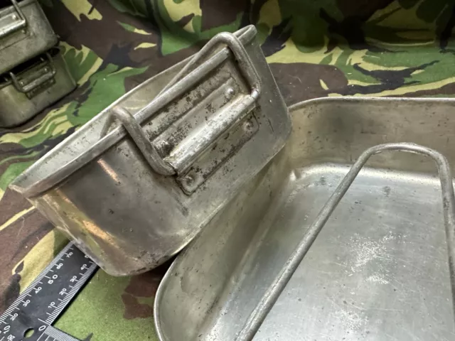 Original WW2 British Army Soldiers Mess Tin Set - Used Original 3