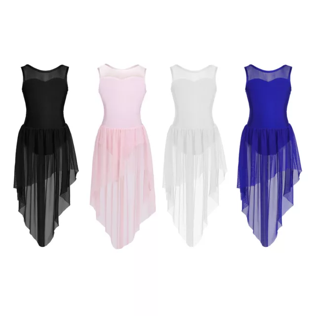 Filles Robe de Ballet Danse Latine Rumba Zumba Salsa Robes de Contemporaine